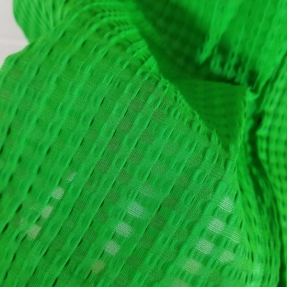 Vtg 60s Lord & Taylor kelly green hooded lightweight jacket - Picture 6 of 11